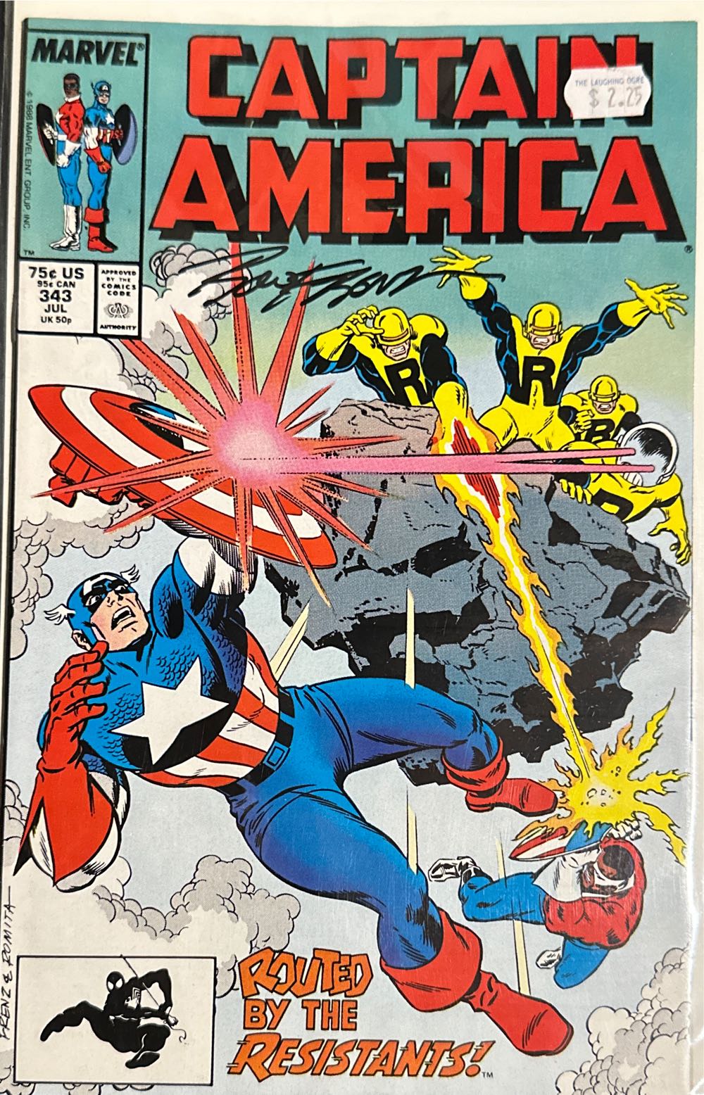 Captain America (1941) - Marvel (343 - 07/1988) comic book collectible - Main Image 2
