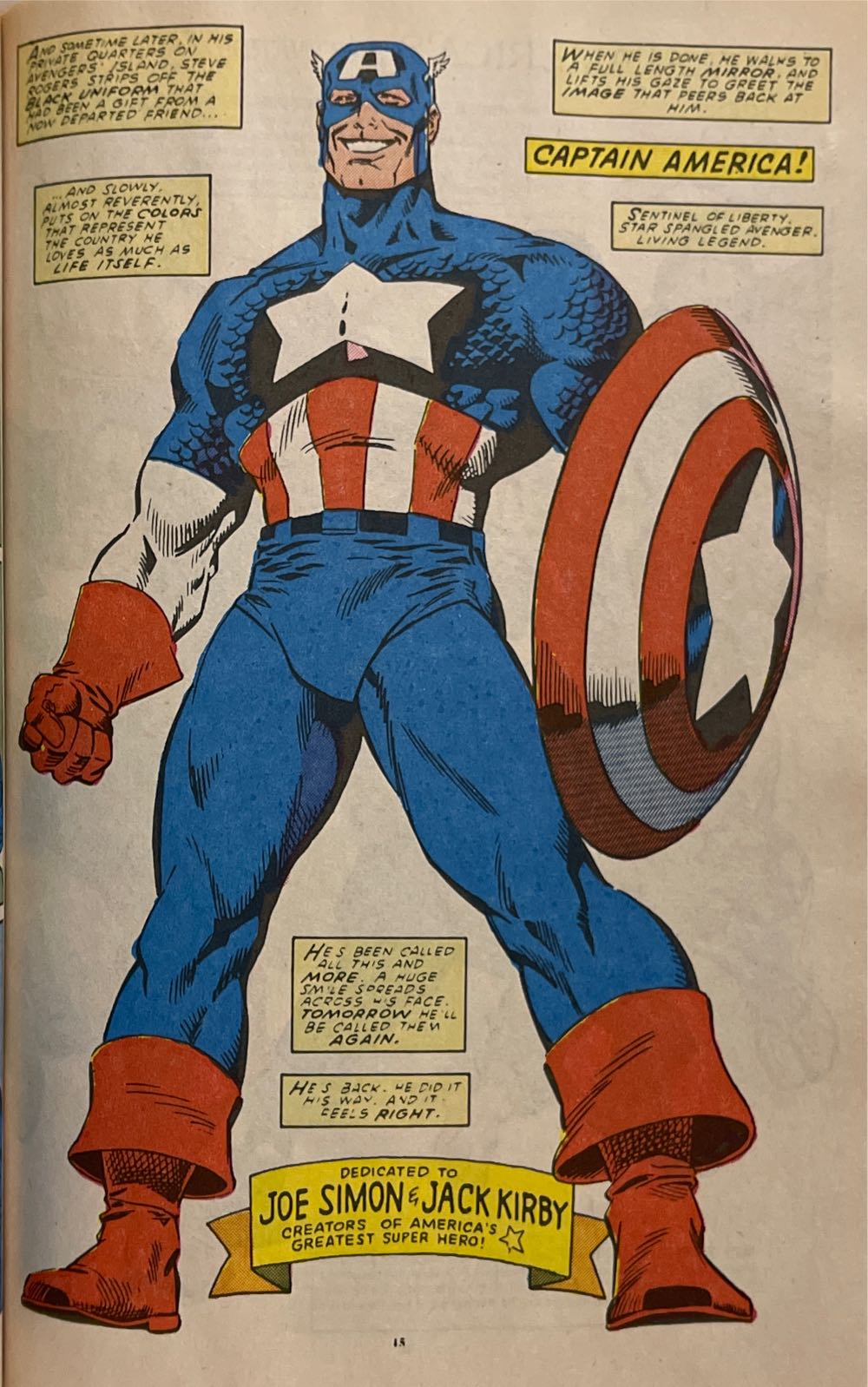 Captain America V1 - Marvel (350 - Feb 1989) comic book collectible - Main Image 3