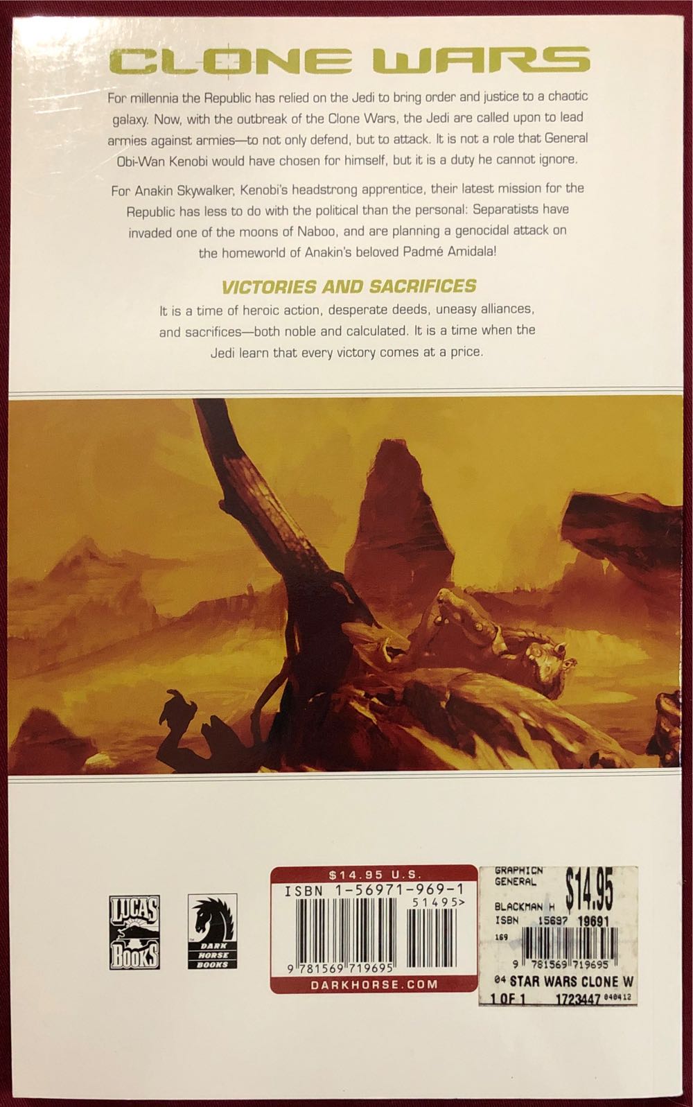 Star Wars: Clone Wars Vol. 2 - Victories And Sacrifices - Darkhorse (2) comic book collectible [Barcode 9781569719695] - Main Image 2