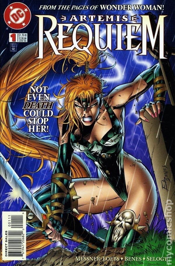 Artemis: Requiem (1996) #3 - DC (Detective Comics) (3 - Aug 1996) comic book collectible [Barcode 761941206820] - Main Image 2