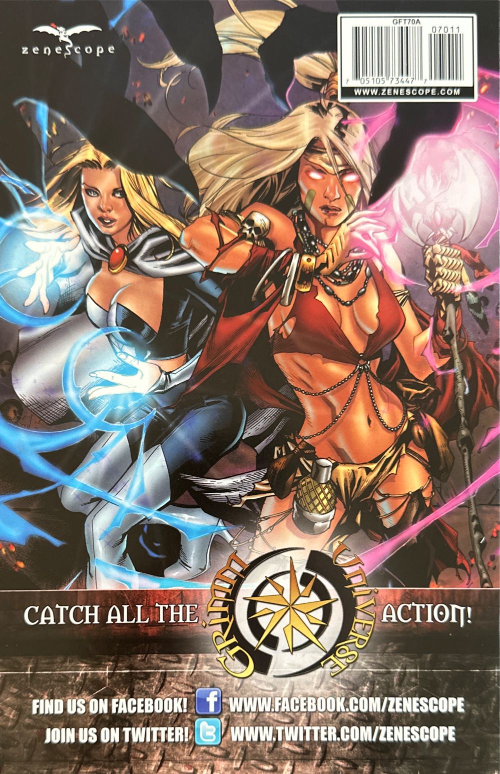 Grimm Fairy Tales - Zenescope Entertainment Inc. (70 - Mar 2012) comic book collectible [Barcode 705105734477] - Main Image 2