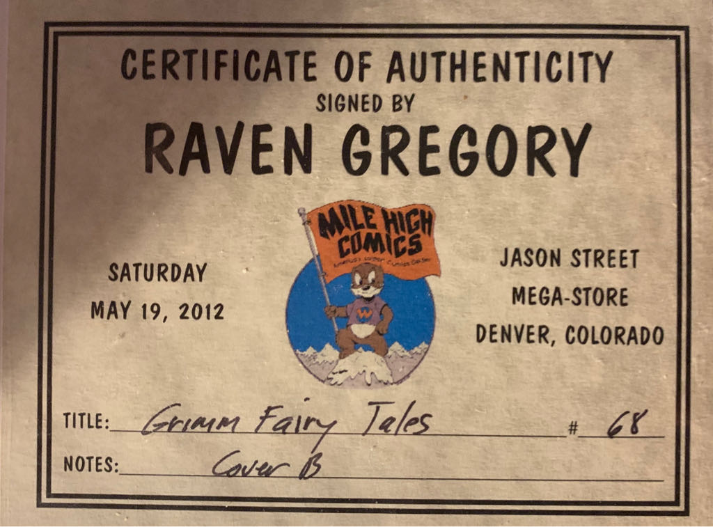 Grimm Fairy Tales - Zenescope Entertainment, Inc. (68 - Mar 2012) comic book collectible [Barcode 705105734477] - Main Image 2