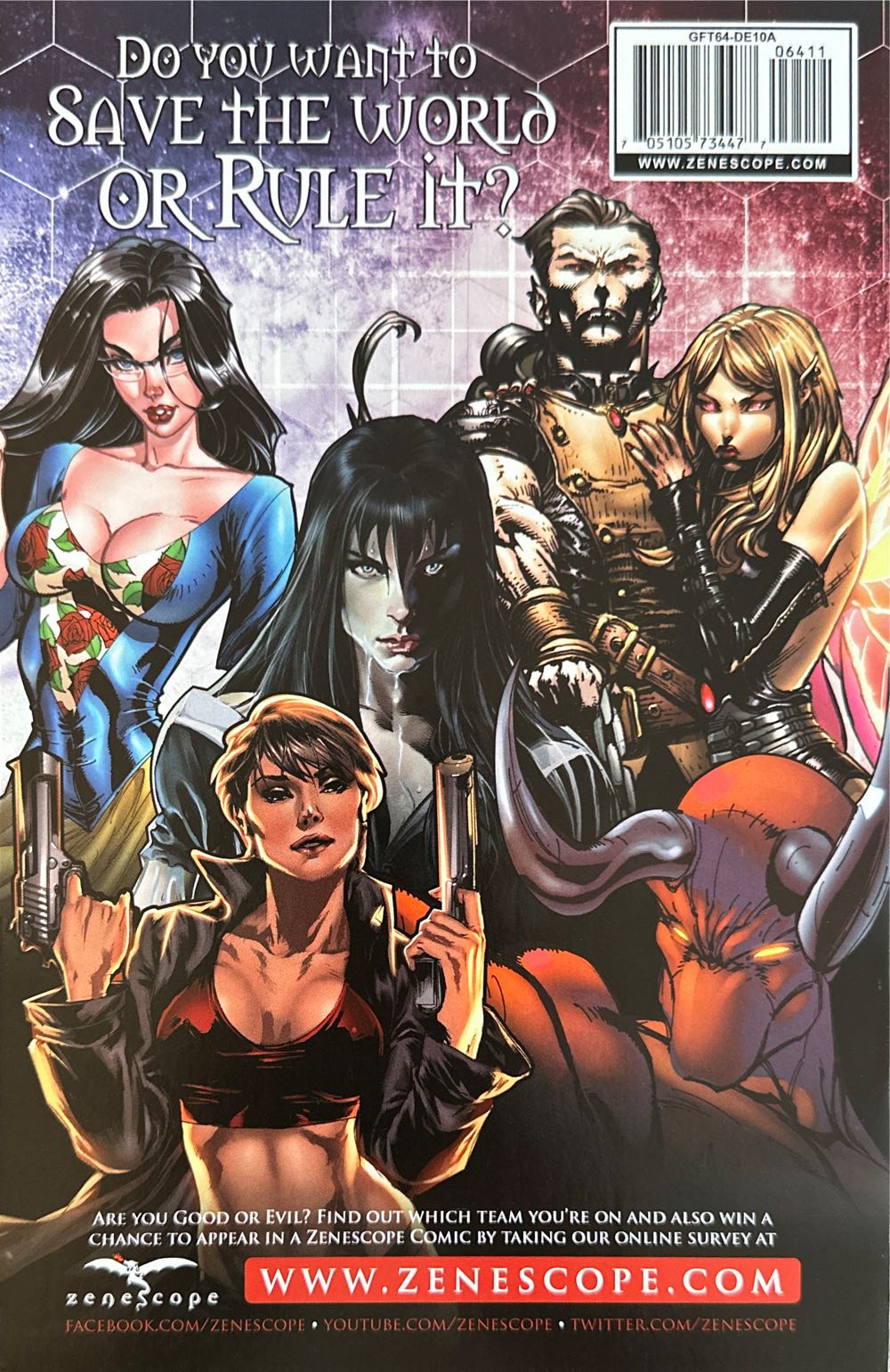 Grimm Fairy Tales - Zenescope Entertainment Inc. (64 - Sep 2011) comic book collectible [Barcode 705105734477] - Main Image 2