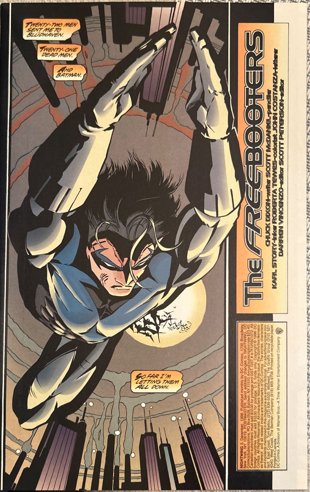 Nightwing 96 - DC Comics (3 - Dec 1996) comic book collectible [Barcode 76194120739100311] - Main Image 3
