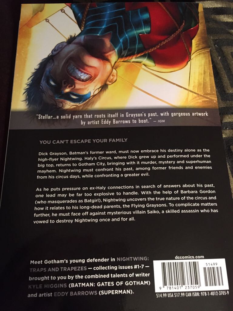 Nightwing  (1) comic book collectible [Barcode 9781401237059] - Main Image 2