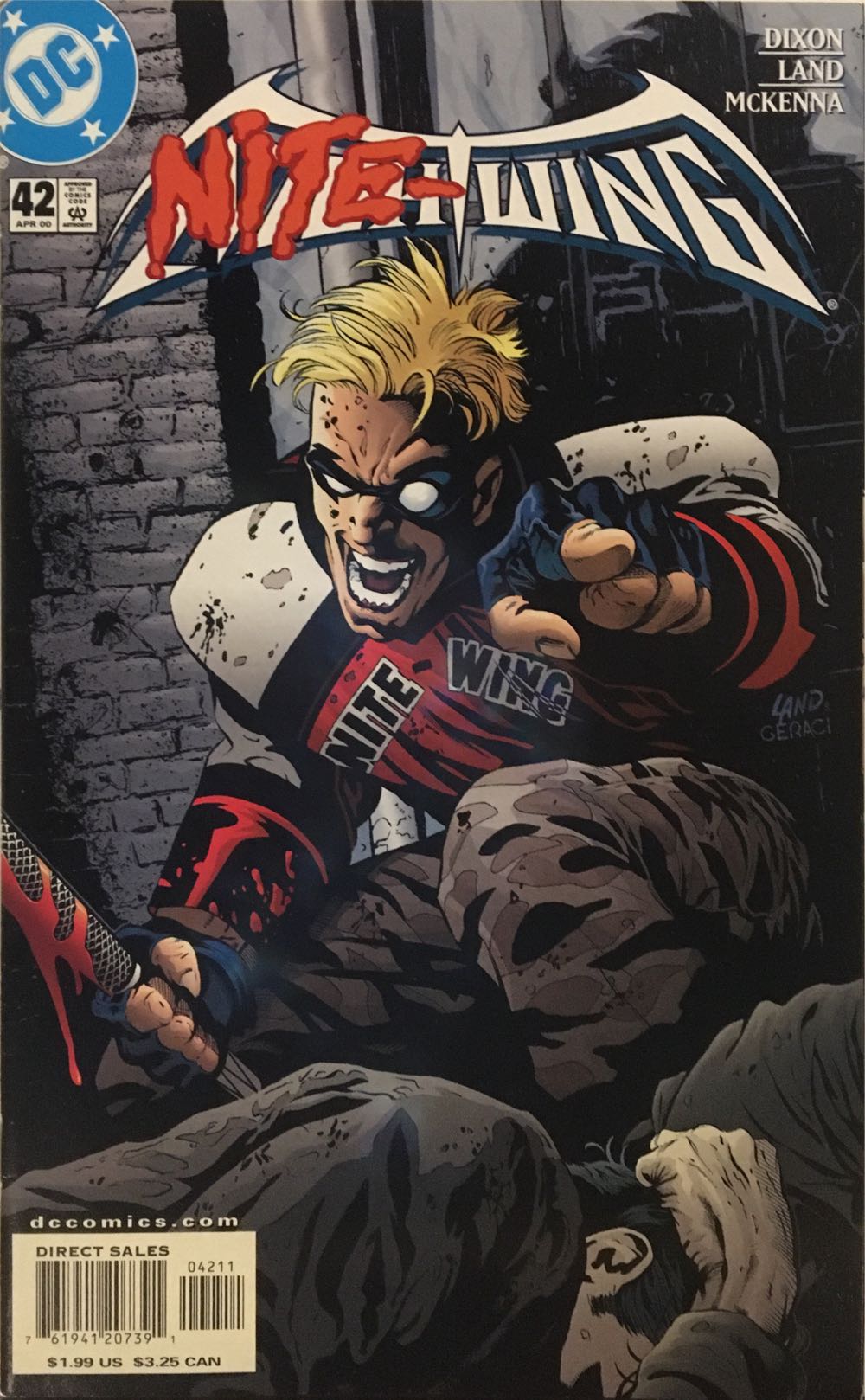 Nightwing - DC (42 - Apr 2000) comic book collectible [Barcode 76194120739104211] - Main Image 2