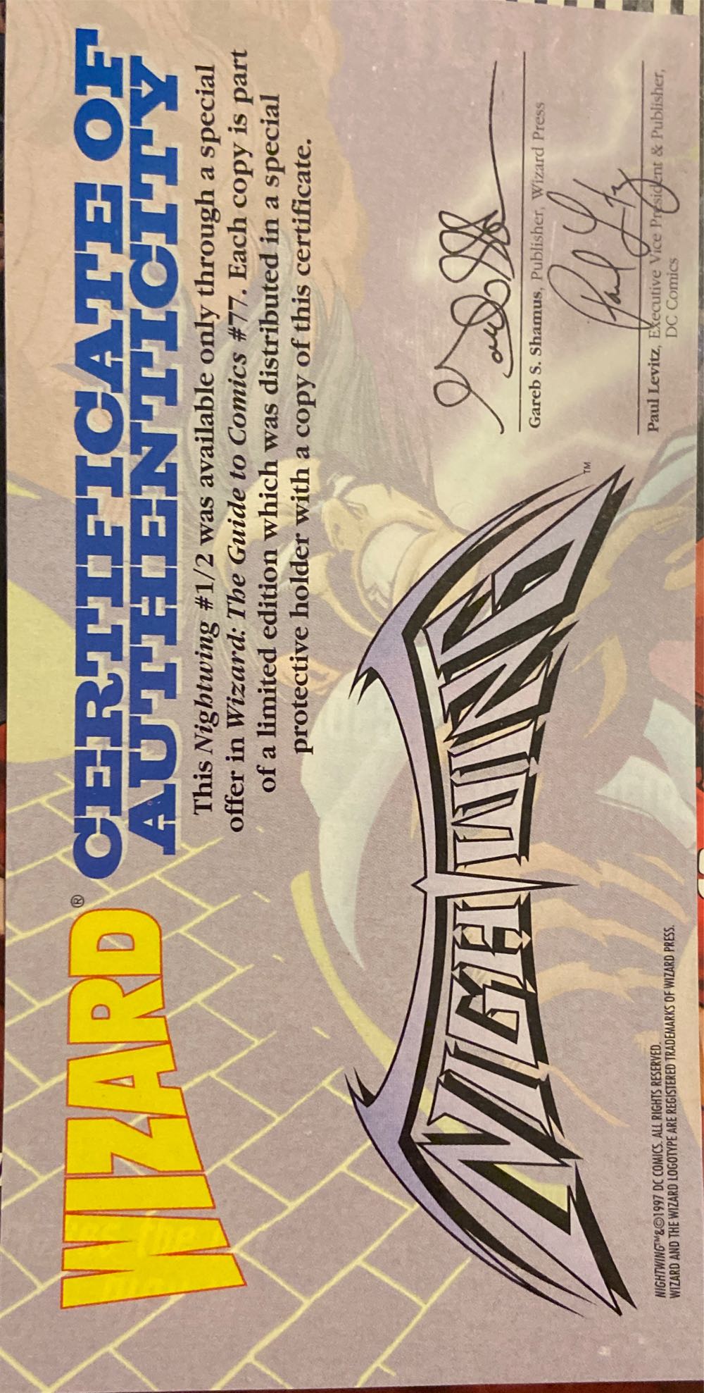 Nightwing - DC (0.5) comic book collectible - Main Image 2