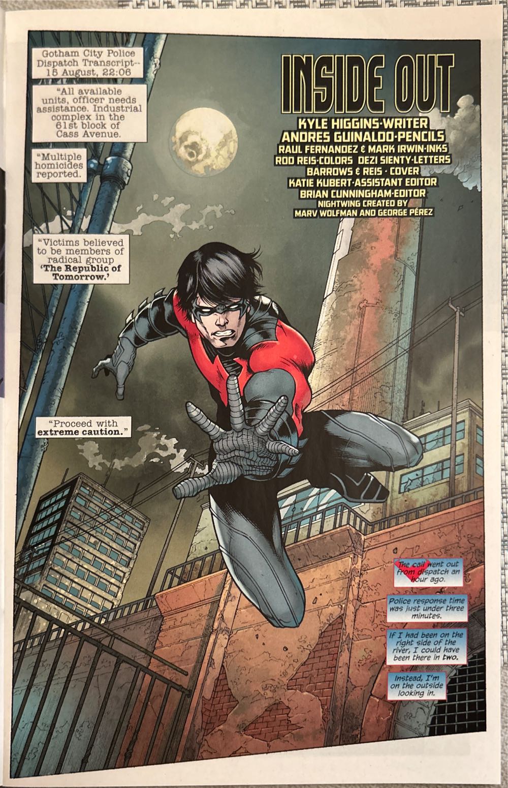 Nightwing, Vol. 3 - DC Comics (12 - Oct-12) comic book collectible [Barcode 76194130514101211] - Main Image 3