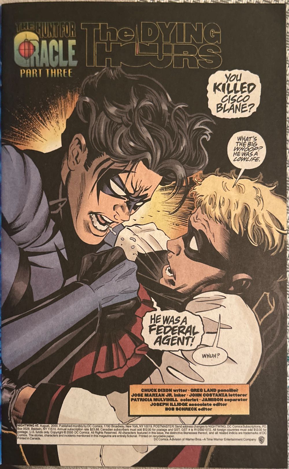 Nightwing - DC (46 - Aug 2000) comic book collectible [Barcode 76194120739104611] - Main Image 3