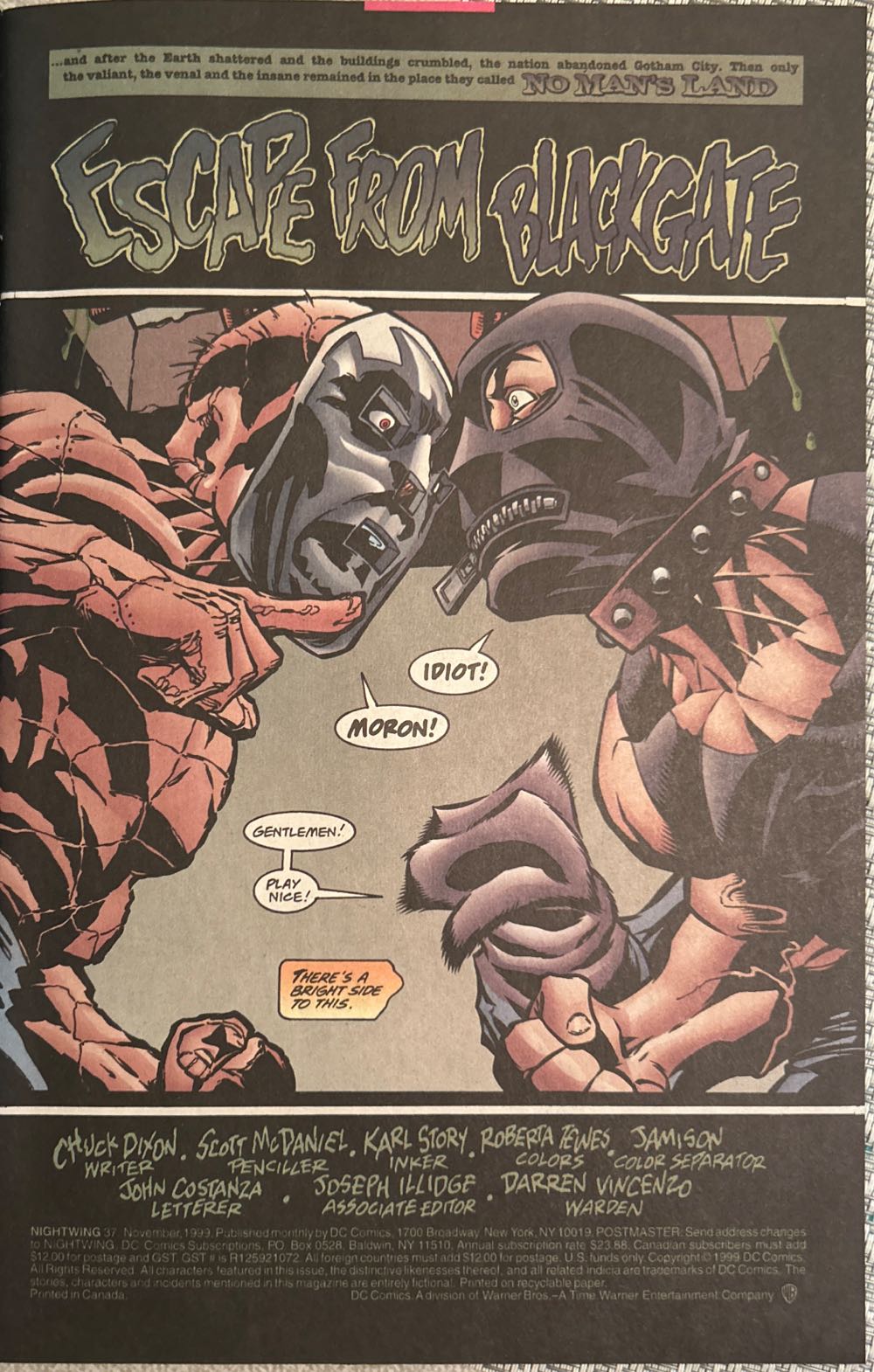 Nightwing 99 - DC Comics (37 - 11/1999) comic book collectible [Barcode 76194120739103711] - Main Image 3