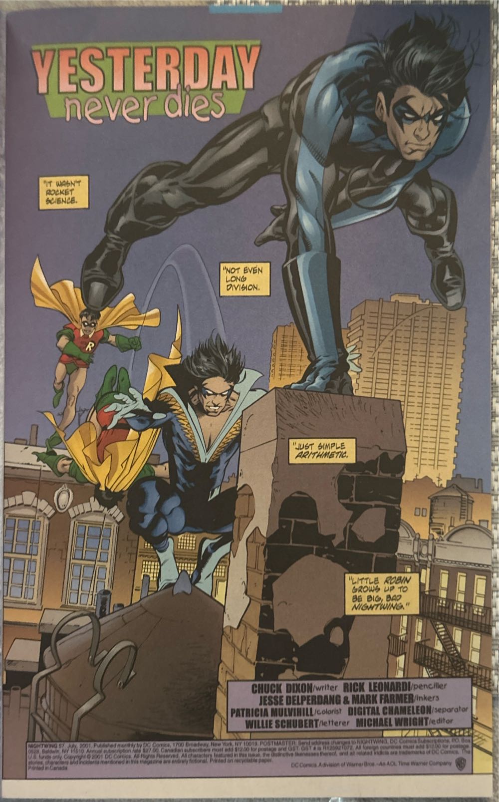 Nightwing - DC Comics (57 - Jul 2001) comic book collectible [Barcode 76194120739105711] - Main Image 3