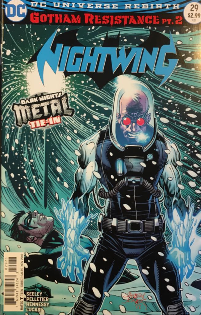 Nightwing - DC (29 - Nov 2017) comic book collectible [Barcode 76194134174302921] - Main Image 1