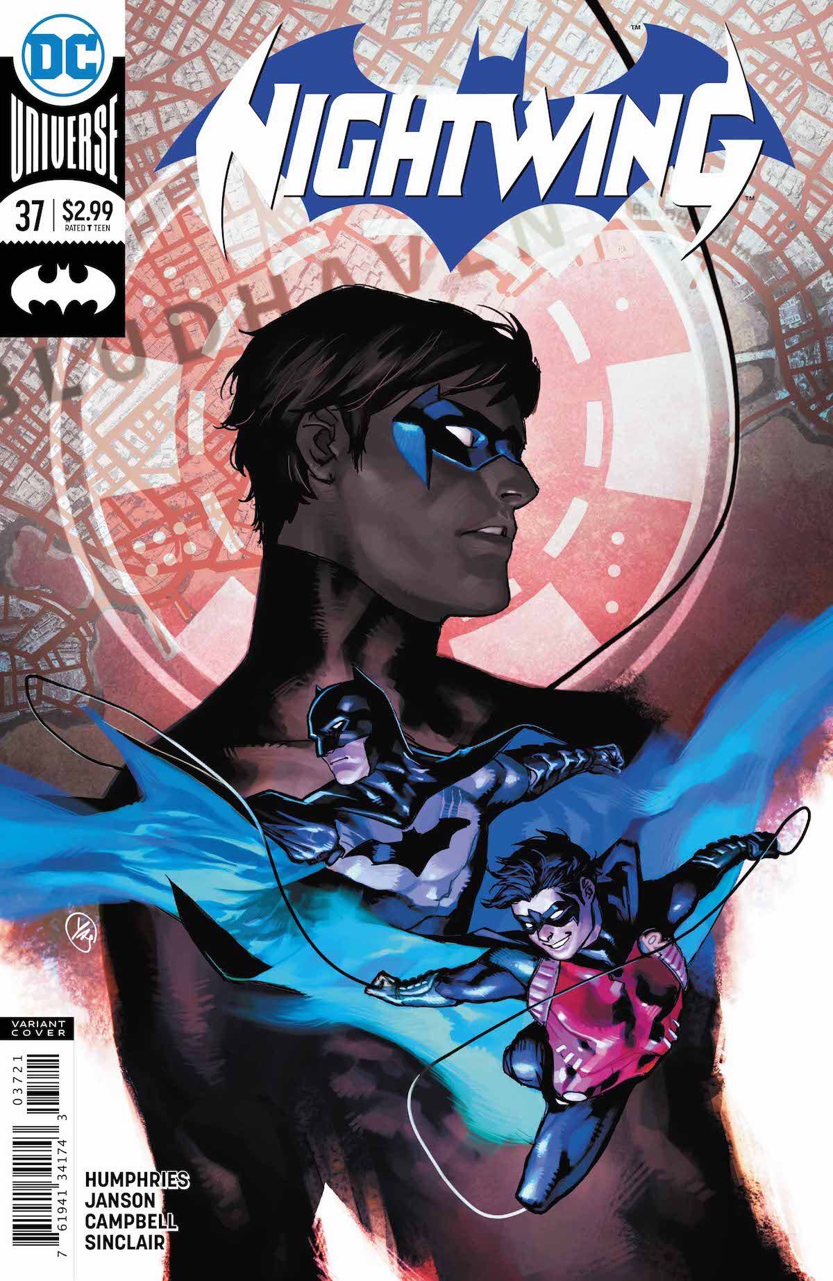 Nightwing - DC (37 - Jan 2018) comic book collectible [Barcode 76194134174303711] - Main Image 2