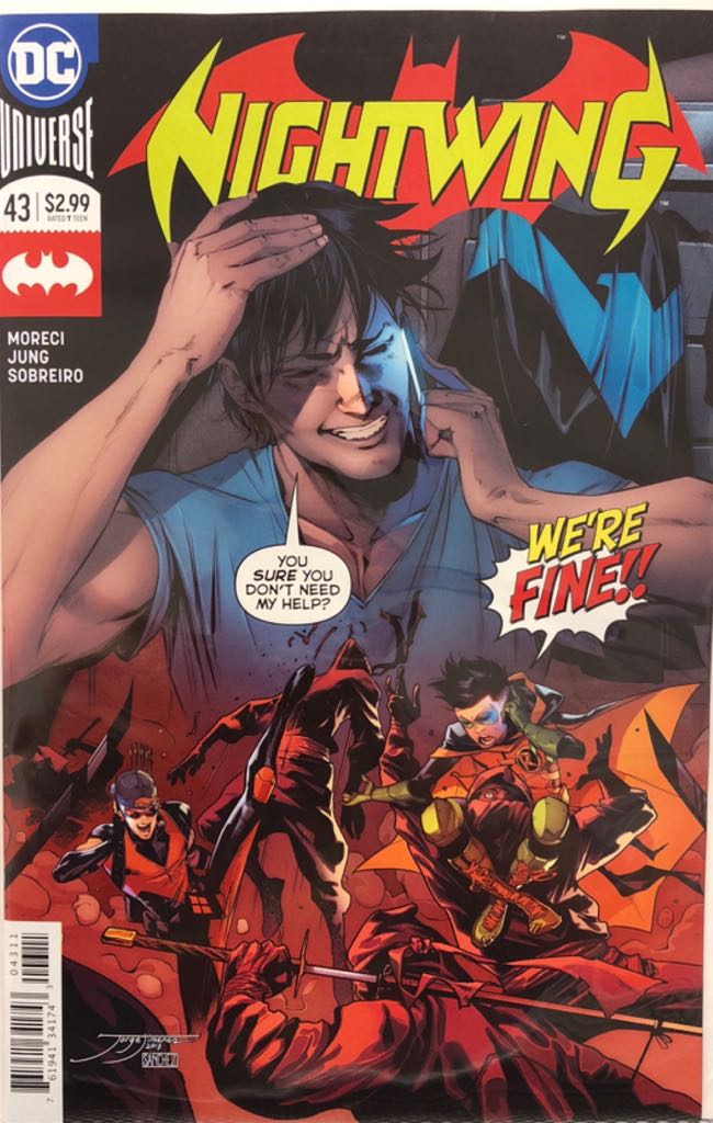 Nightwing (2016-present) - DC Comics (43 - Apr 2018) comic book collectible [Barcode 76194134174304311] - Main Image 1