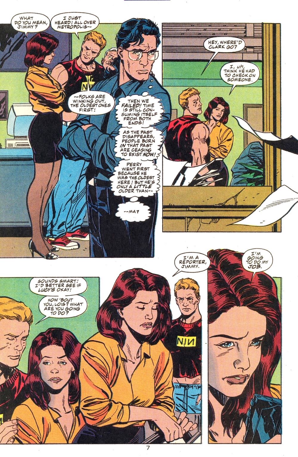 Action Comics (Vol. 1) - DC Comics (703 - Sep 1994) comic book collectible [Barcode 761941200019] - Main Image 3