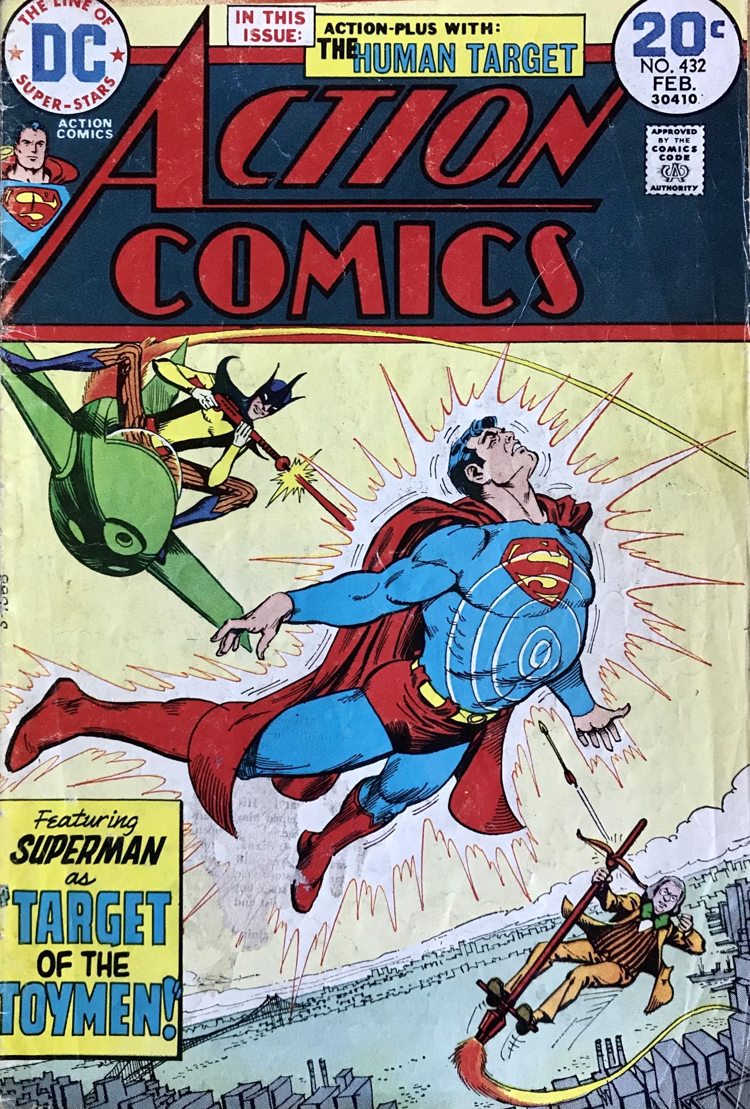 Action Comics - DC Comics (432 - Feb 1974) comic book collectible [Barcode 070989304109] - Main Image 2