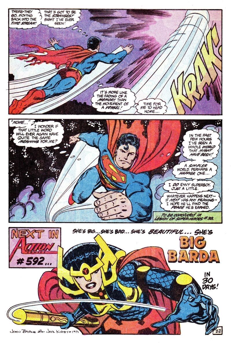 Action Comics - DC Comics (591 - Aug 1987) comic book collectible [Barcode 070989304109] - Main Image 3