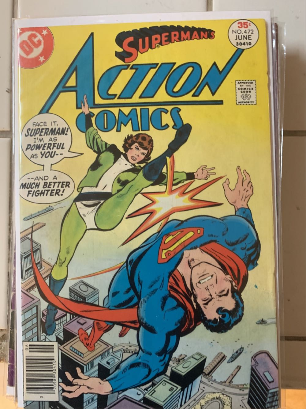 Action Comics - DC Comics (472 - Jun 1977) comic book collectible [Barcode 070989304109] - Main Image 2