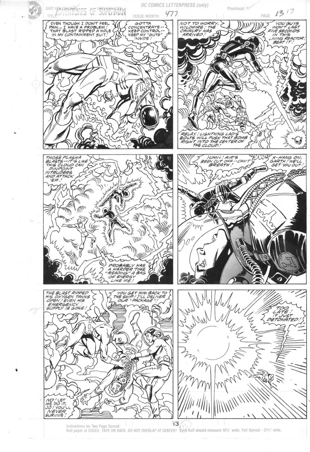 Action Comics - DC (Detective Comics) (477 - Nov 1977) comic book collectible [Barcode 070989304109] - Main Image 4