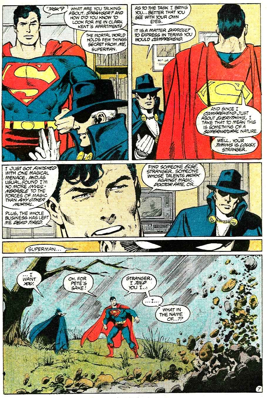 Action Comics - DC (585 - Feb 1987) comic book collectible [Barcode 070989304109] - Main Image 3