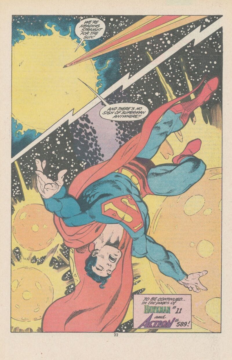 Action Comics (1938) - DC Comics (588 - May 1987) comic book collectible [Barcode 070989304109] - Main Image 3
