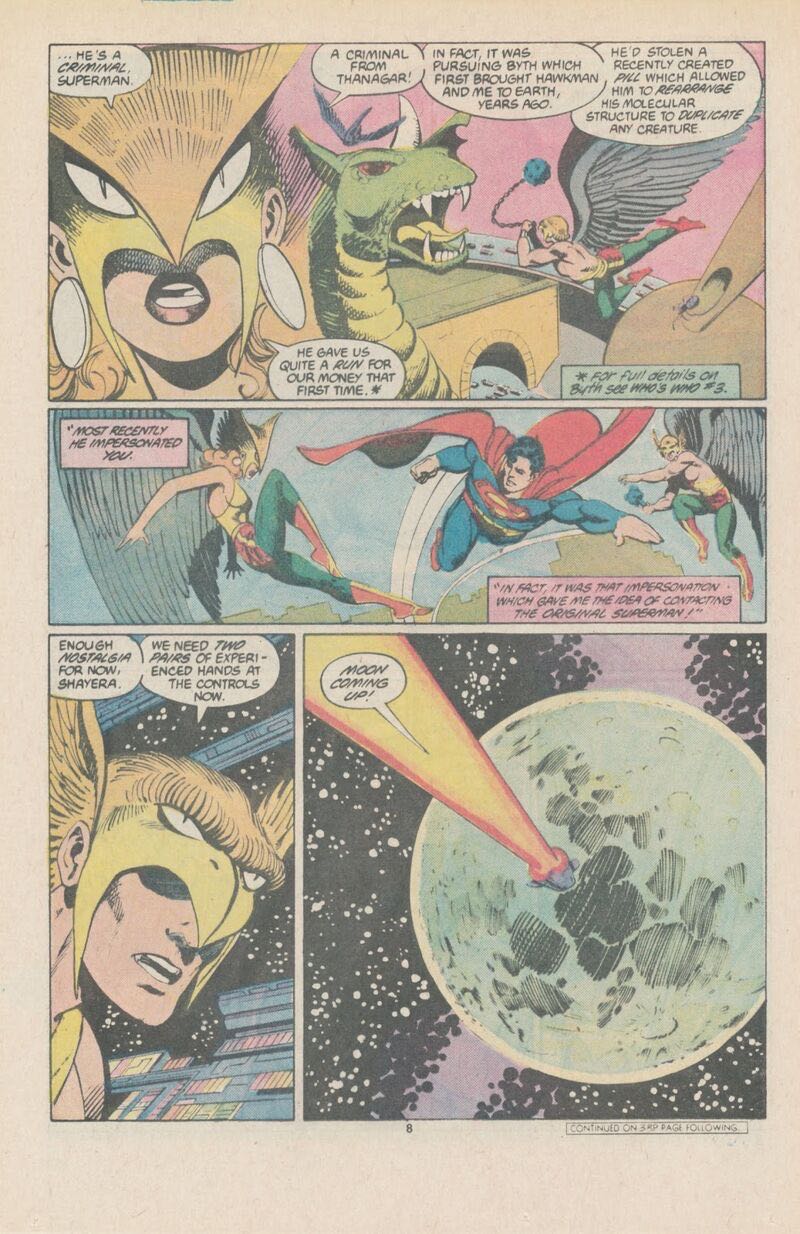 Action Comics (1938) - DC Comics (588 - May 1987) comic book collectible [Barcode 070989304109] - Main Image 4