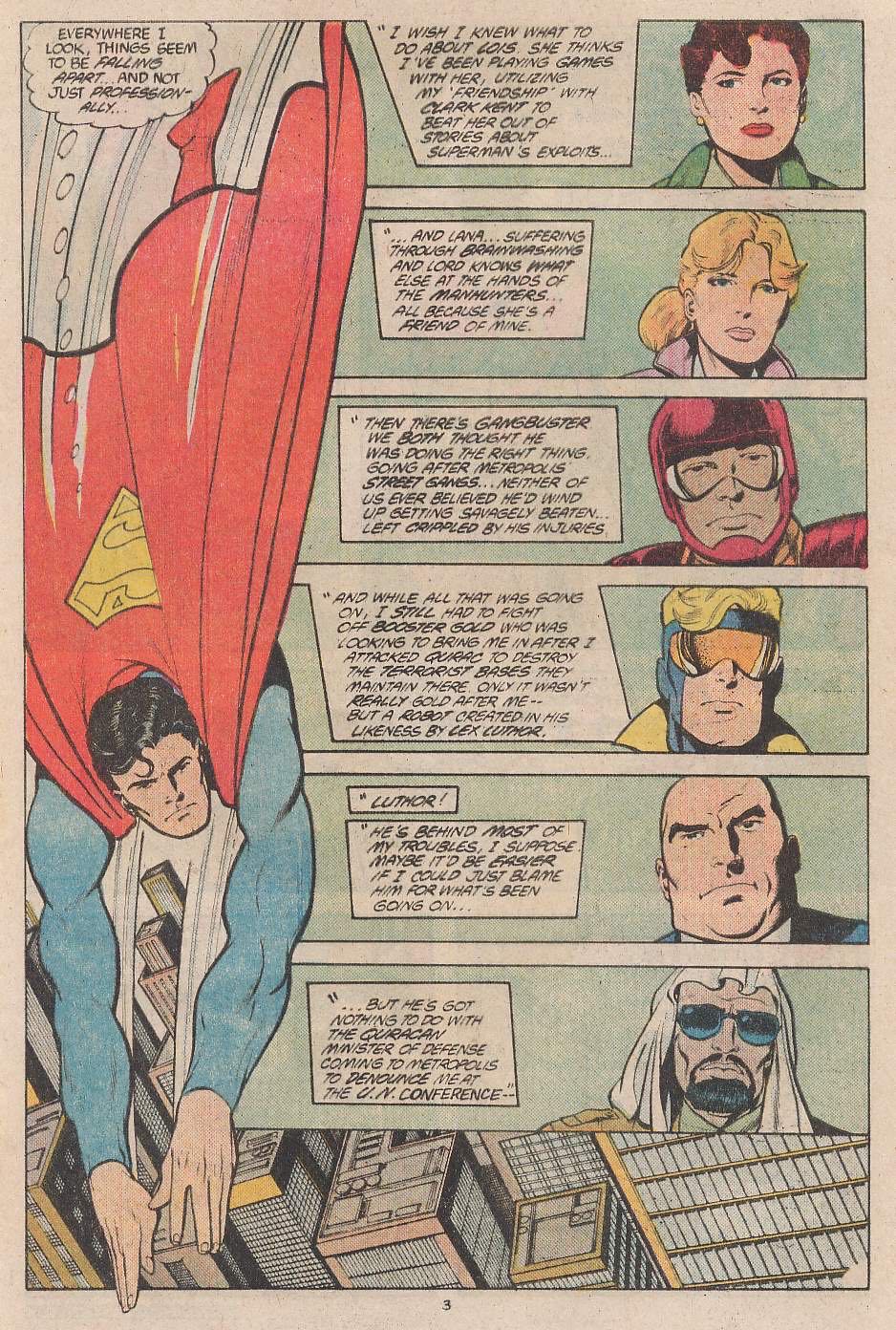 Action Comics - DC Comics (598 - Mar 1988) comic book collectible [Barcode 070989304109] - Main Image 4