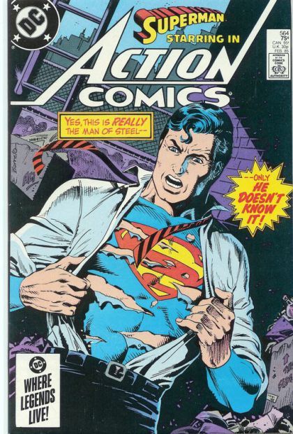 Action Comics  (564) comic book collectible - Main Image 1