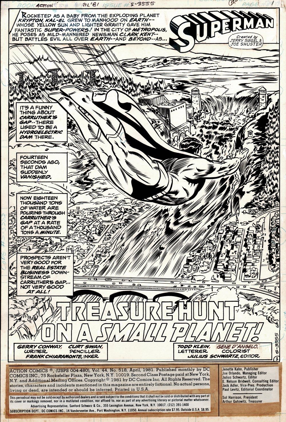 Action Comics - DC (Detective Comics) (518 - Apr 1981) comic book collectible - Main Image 4