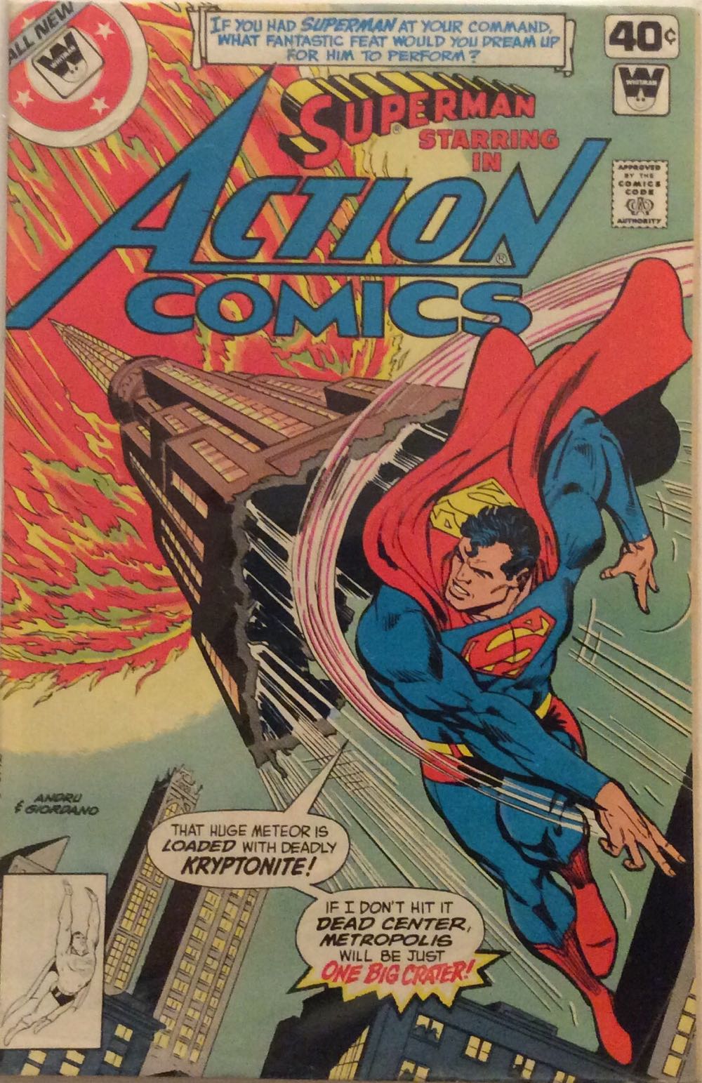 Action Comics - DC (Detective Comics) (497 - Jul 1979) comic book collectible - Main Image 2