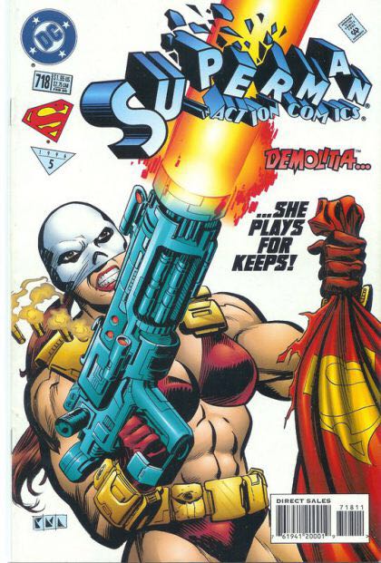 Action Comics - DC Comics (718 - Feb 1996) comic book collectible [Barcode 070992304103] - Main Image 1