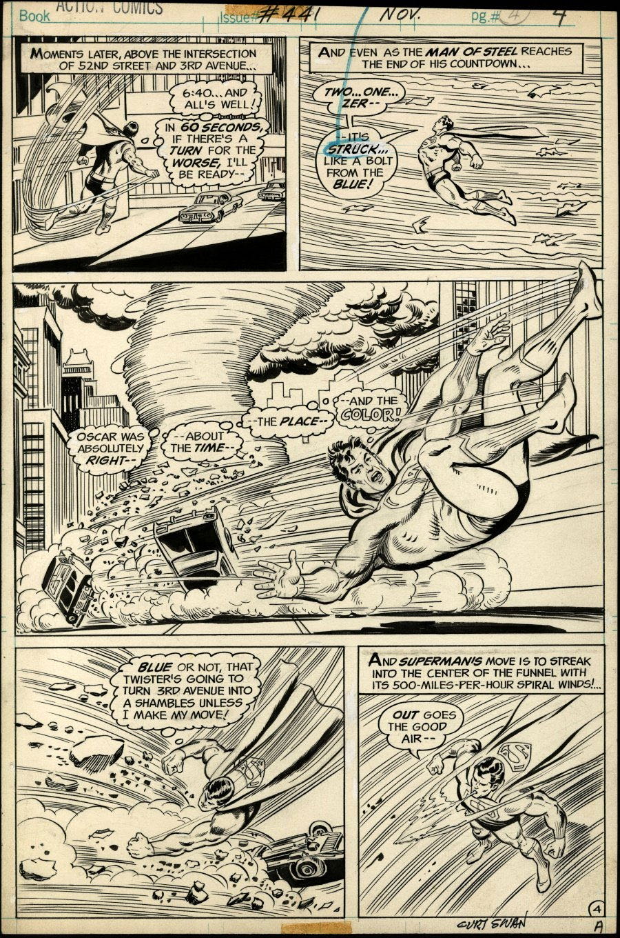 Action Comics - DC Comics (441 - Nov 1974) comic book collectible - Main Image 4