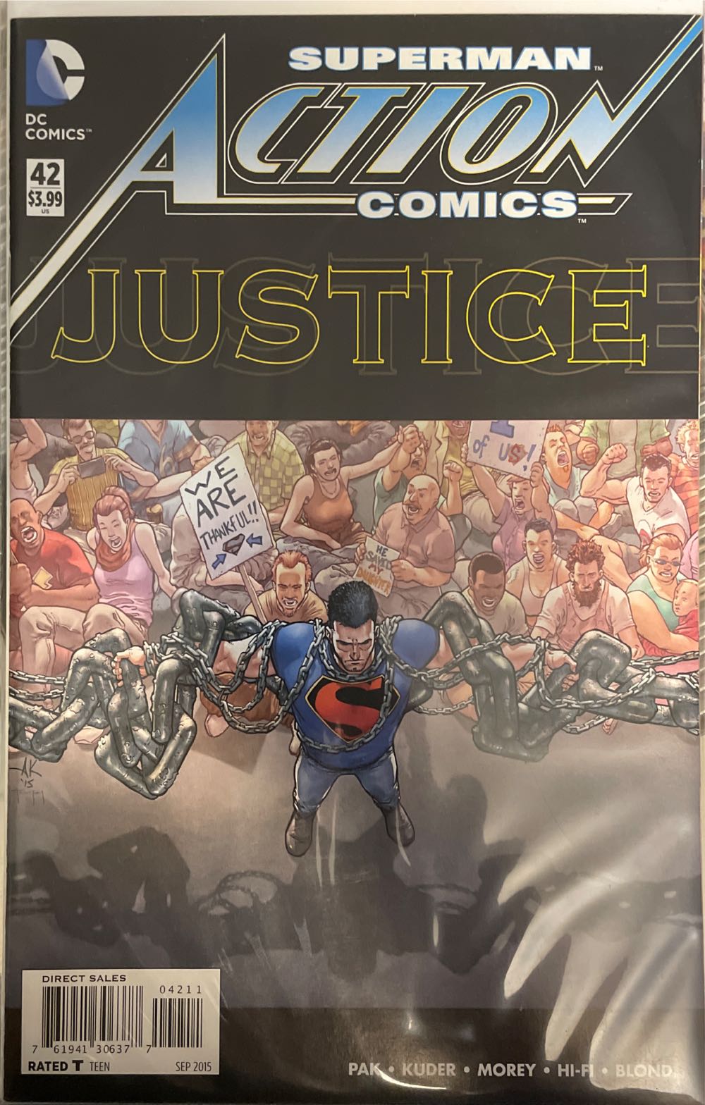 Action Comics New 52 - DC Comics (42 - Sep 2015) comic book collectible [Barcode 76194130637704211] - Main Image 2