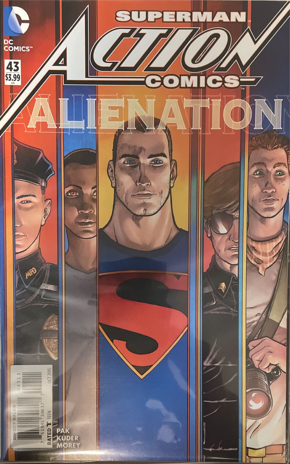 Action Comics New 52 - DC Comics (43 - Oct 2015) comic book collectible [Barcode 76194130637704311] - Main Image 2