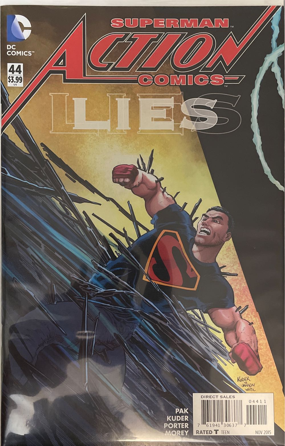 Action Comics New 52 - DC Comics (44 - Nov 2015) comic book collectible [Barcode 76194130637704411] - Main Image 2