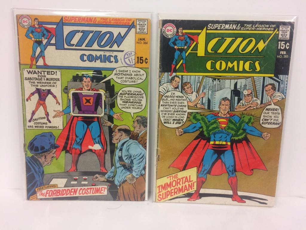 Action Comics - DC Comics (384 - Jun 1970) comic book collectible - Main Image 2