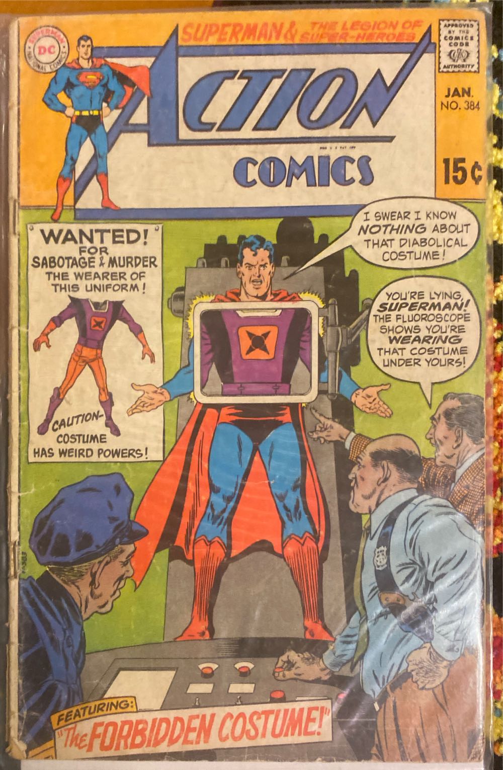 Action Comics - DC Comics (384 - Jun 1970) comic book collectible - Main Image 3