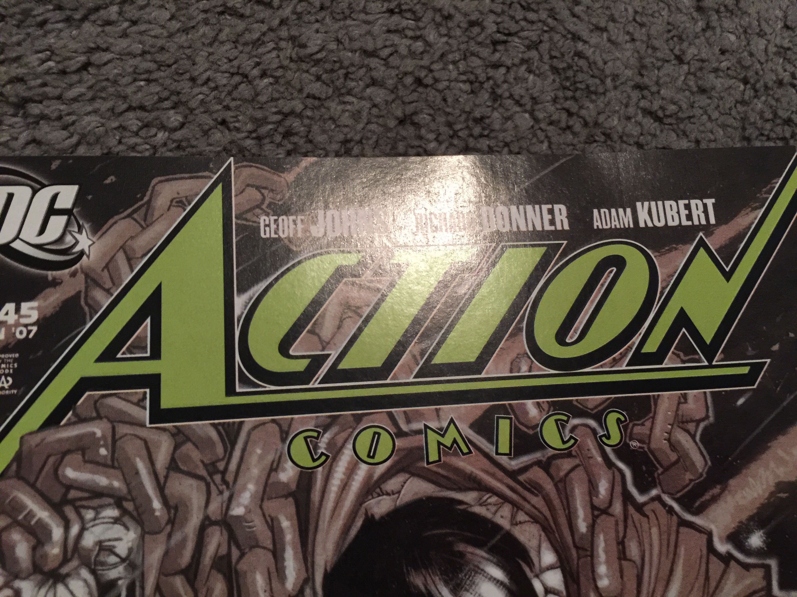 Action Comics - DC Comics (845 - Jan 2007) comic book collectible [Barcode 76194120001984511] - Main Image 2