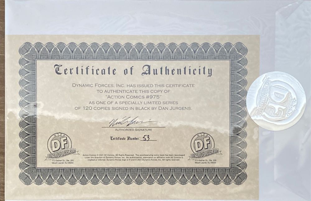 Action Comics #975 - DC Comics (975 - May 2017) comic book collectible [Barcode 76194134388497511] - Main Image 2