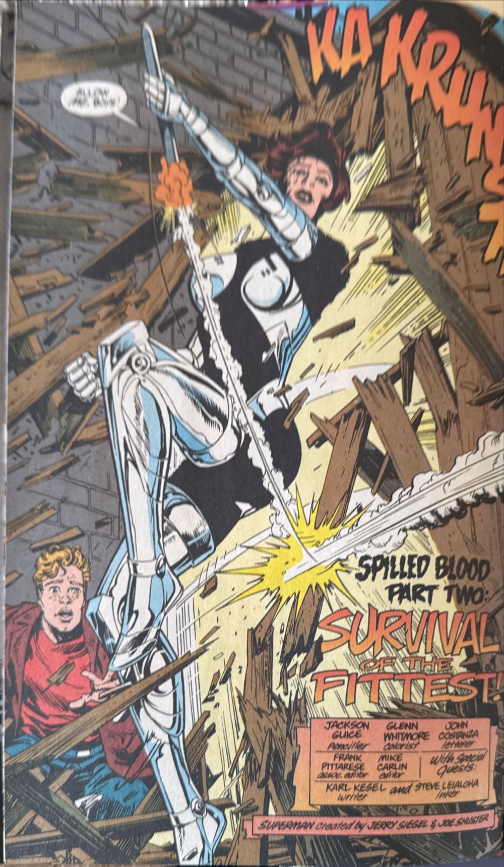 Superman Action Comics - DC Comics (694 - Dec 1993) comic book collectible [Barcode 07098930410951] - Main Image 4