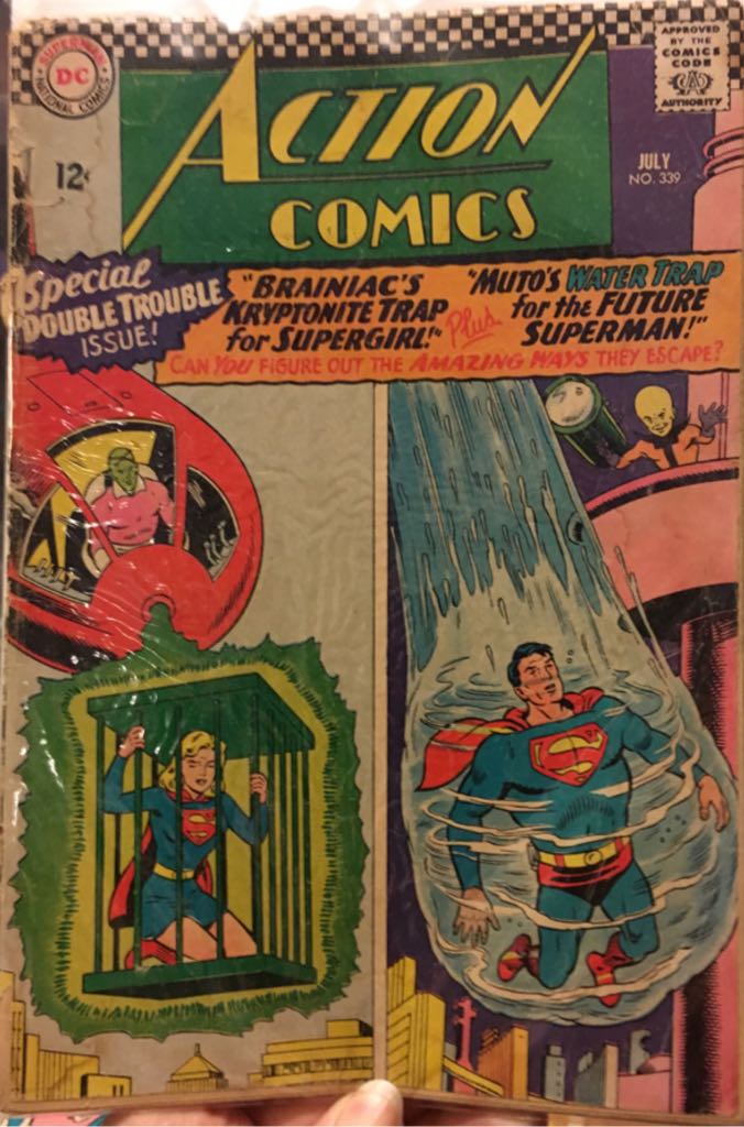 Action Comics 339 - DC Comics (339 - Jul 1966) comic book collectible - Main Image 1