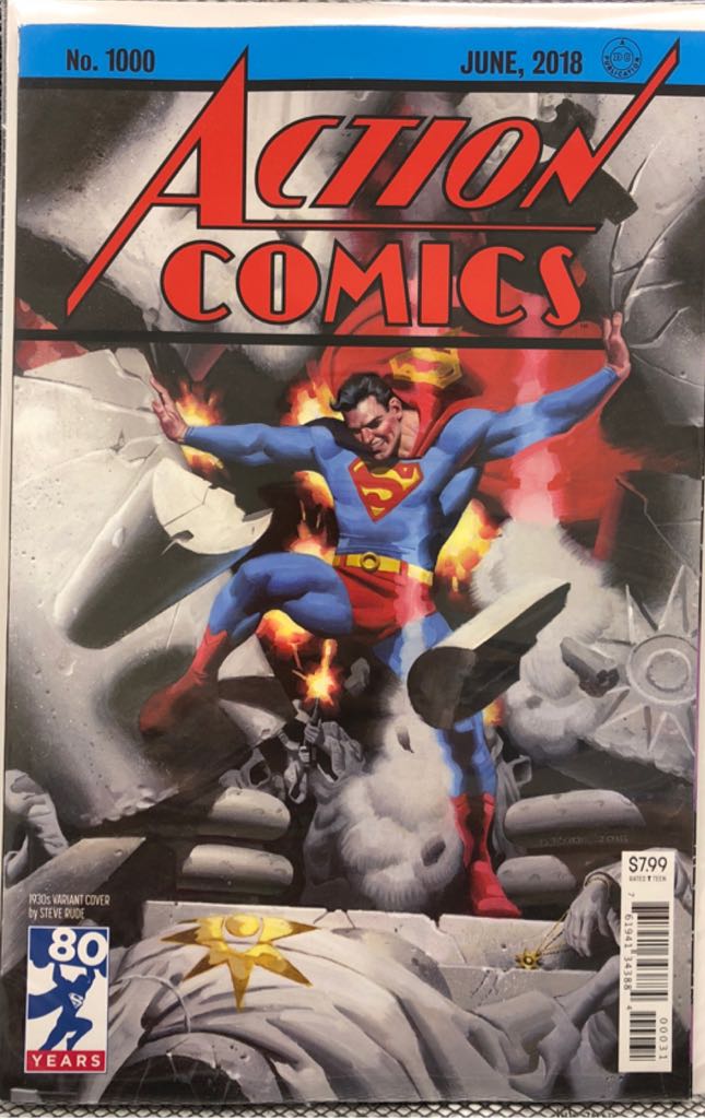 Action Comics - DC Comics (1000 - Jun 2018) comic book collectible [Barcode 76194134388400031] - Main Image 1