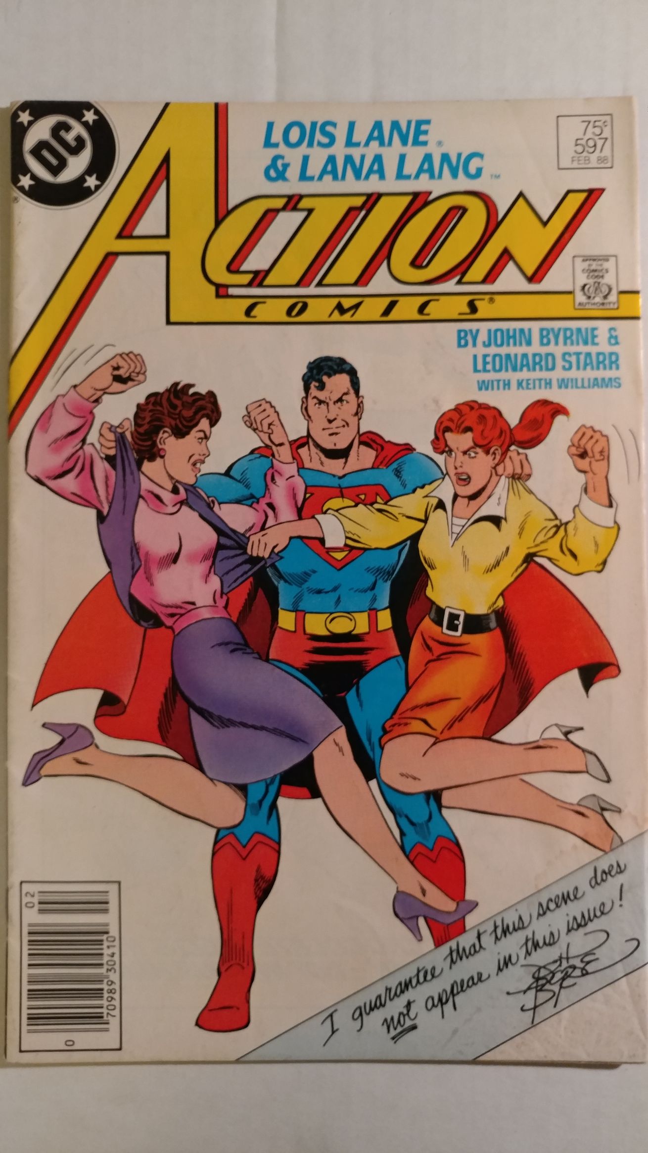 Action Comics  (597) comic book collectible [Barcode 070989304109] - Main Image 1