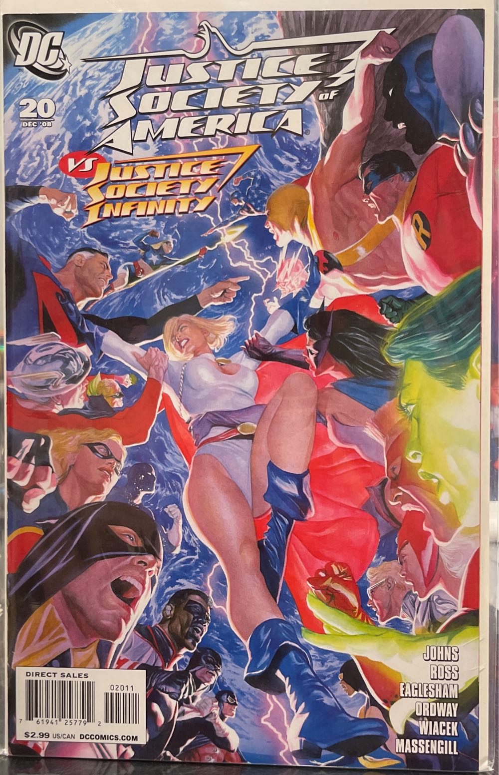 Justice Society of America - DC (20 - Dec 2008) comic book collectible [Barcode 76194125779202011] - Main Image 2