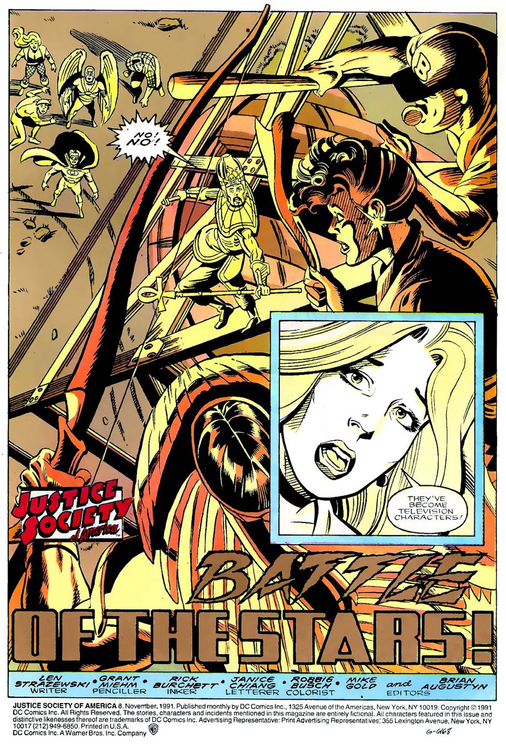 Justice Society Of America - DC Comics (8 - Nov 1991) comic book collectible [Barcode 761941257792] - Main Image 2