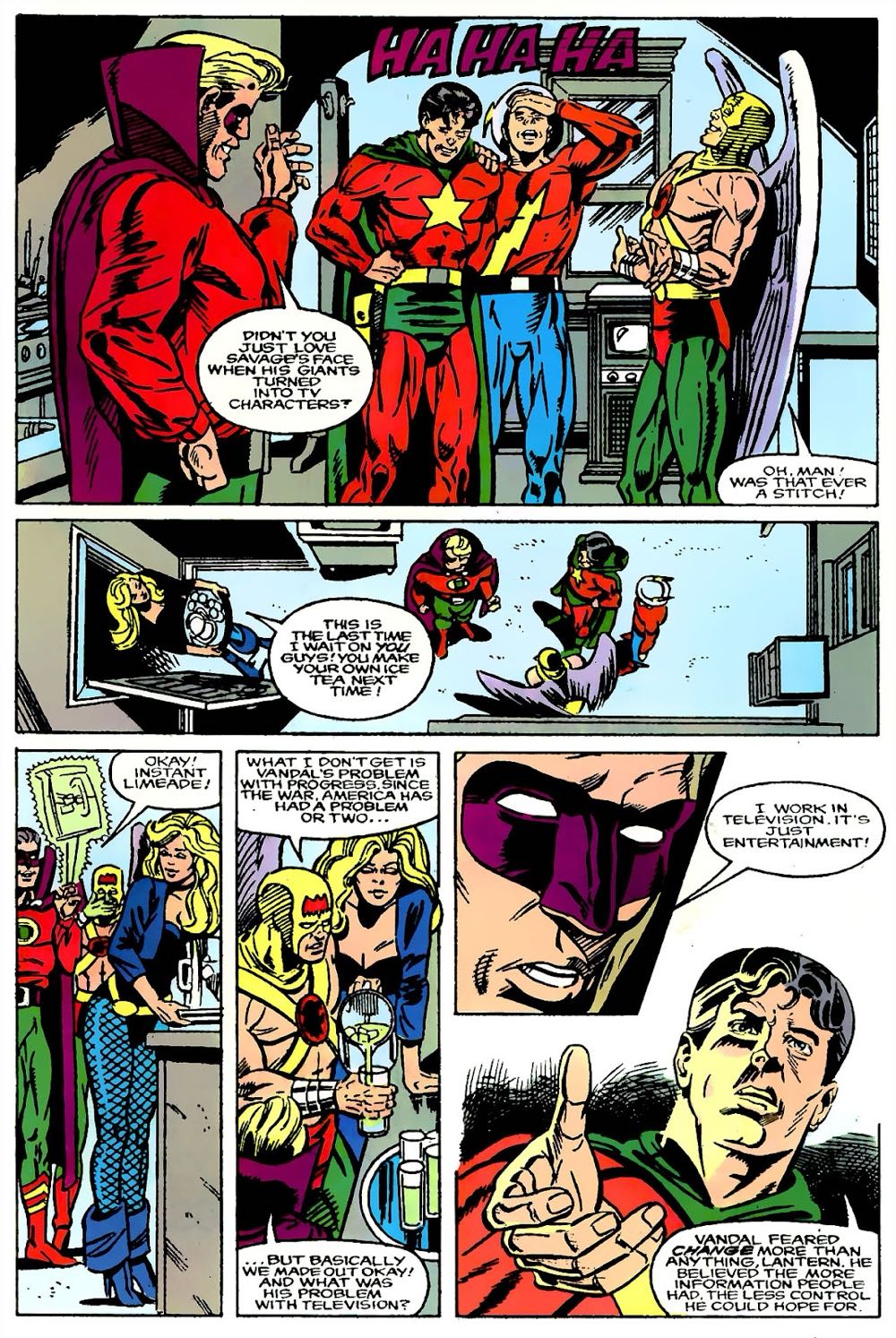 Justice Society Of America - DC Comics (8 - Nov 1991) comic book collectible [Barcode 761941257792] - Main Image 4