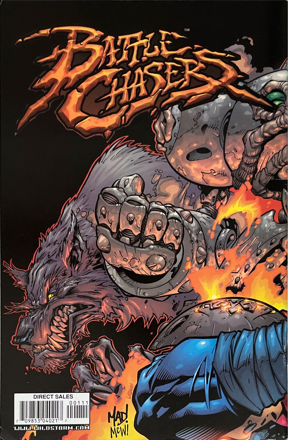 Battle Chasers - Image Comics (1 - Apr 1998) comic book collectible [Barcode 709853040217] - Main Image 2