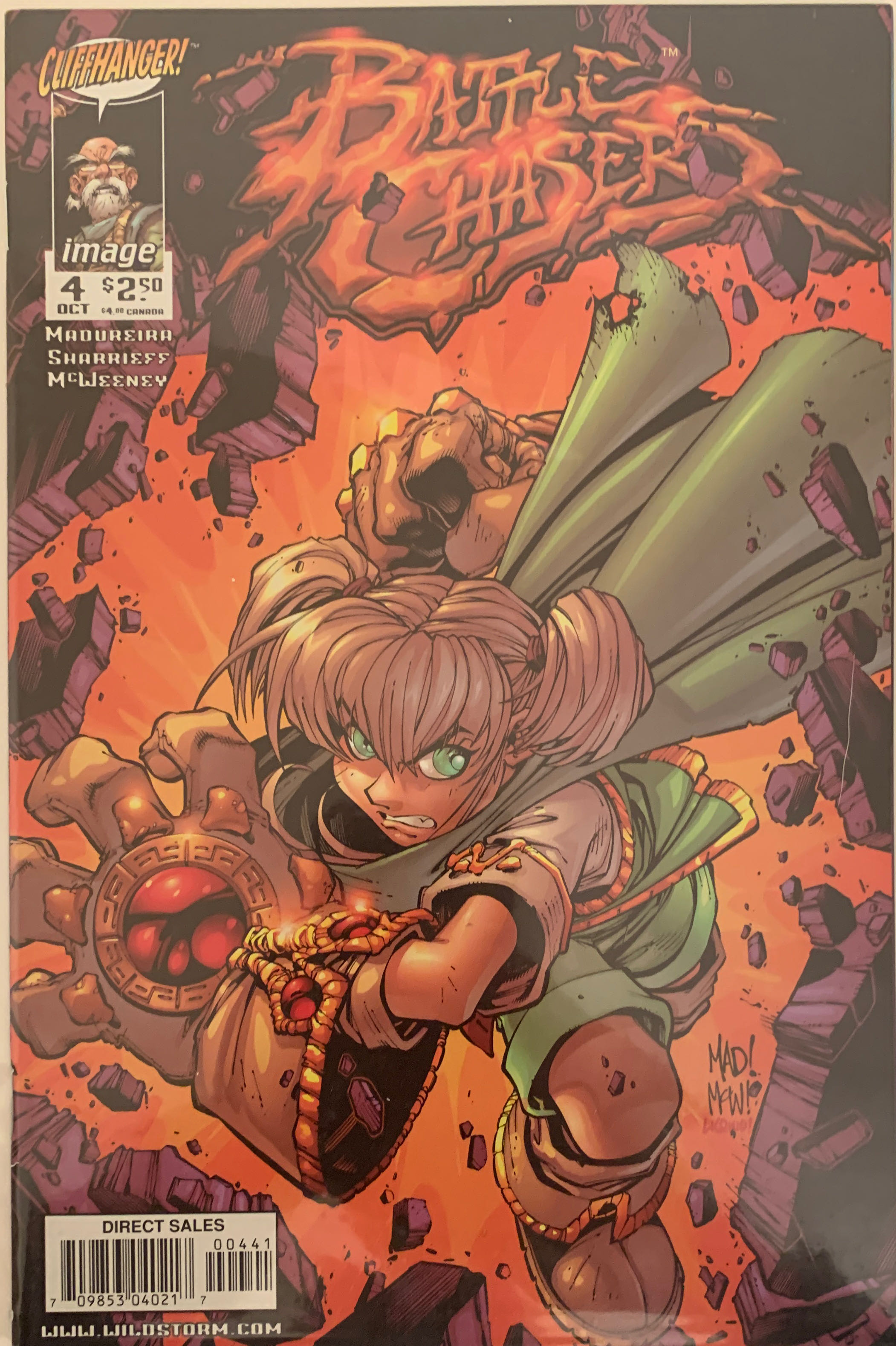 Battle Chasers - Image Comics & Cliffhanger! Comics (4 - Oct 1998) comic book collectible [Barcode 70985304021700441] - Main Image 2