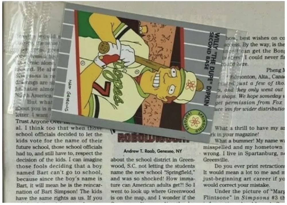 Simpsons Comics - Bongo (4 - May 1994) comic book collectible [Barcode 071486028512] - Main Image 3