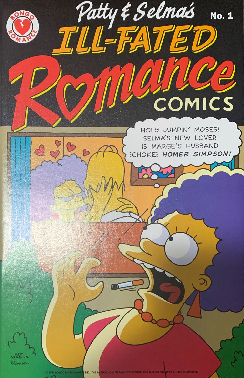 Simpsons Comics Bob’s Back! - Bongo (2 - Jan 1994) comic book collectible [Barcode 071486028512] - Main Image 2